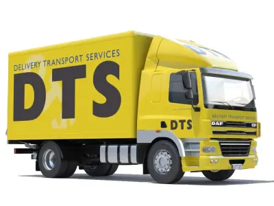 DAF CF85 FA Box 3D model