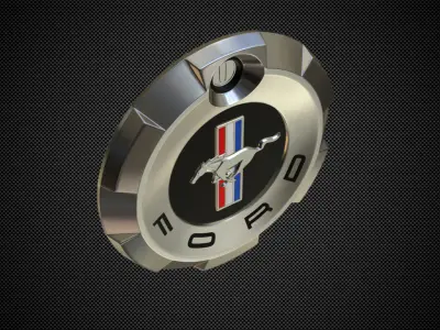 horse logo 3D model V2