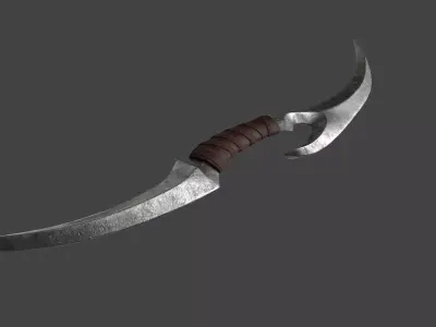 Dagger Ancient Weapon Low-poly 3D model