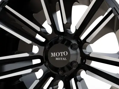 MOTO METAL RAZOR WHEEL 3D MODEL 3D model
