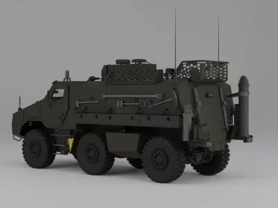 TITUS 6x6 3D model