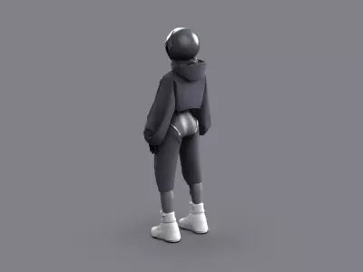 Night City Character Resident 3D model shop