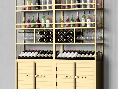 Homary Industrial Rack 02 3D model