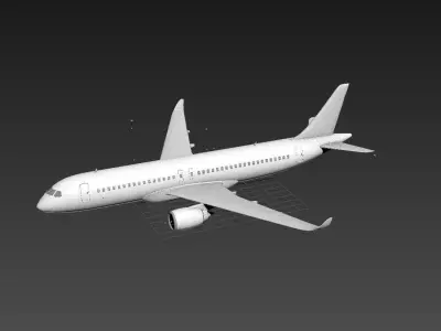 Chinese Trunk Aircraft C919 Free 3D model