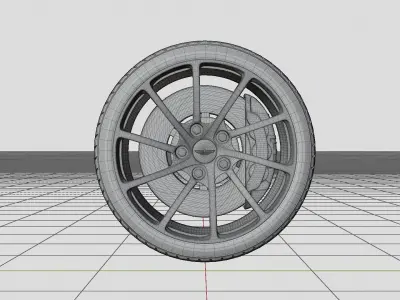 Aston Martin Langonda 2016 Wheel 3D model