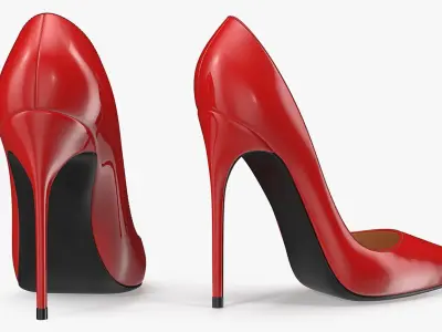 High Heels Pumps 3D model