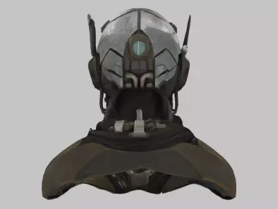 Cybernetic Reaper Model Low-poly 3D model