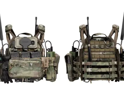 CRYE JPC 2 PLATE CARRIER V2 Low-poly 3D model
