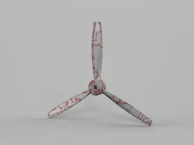 3 Blade Prop Free 3D model