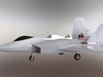 f22 raptor rc  3D print model