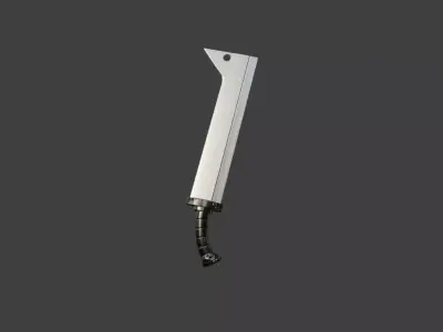Sword Cleaver Low-poly 3D model
