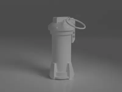 Flashbang grenade Free 3D print model