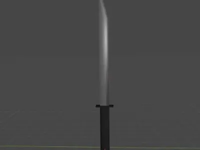Low-Poly Sword Free low-poly 3D model get