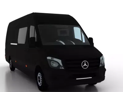 Mercedes Benz Sprinter L4H2 2015 Crew Van EU 3D model