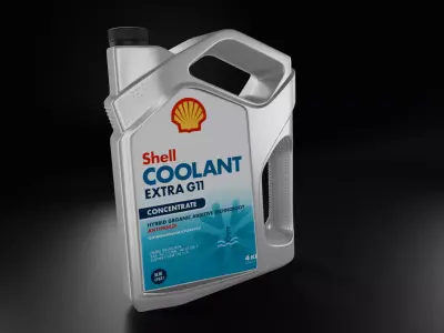 shell coolant  extra 3D model