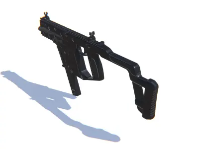 SMG Kriss Vector Low-poly 3D model