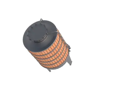 wine fermenting barrel 3D model