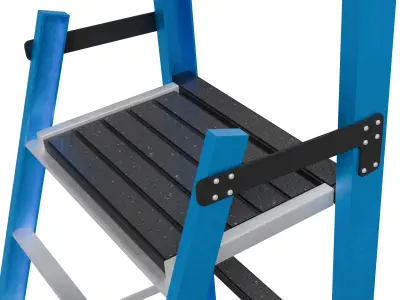 Step Ladder Low-poly 3D model purchase