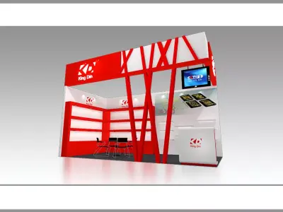 Exhibition - Area - 3X6-3DMAX2009-22 3D model