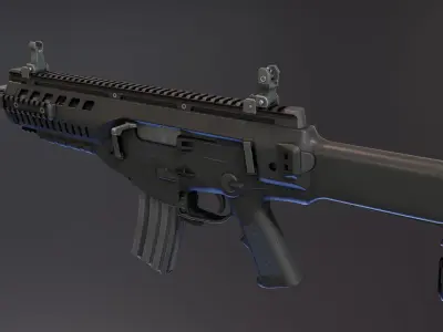 ARX160 Rifle Low-poly 3D model