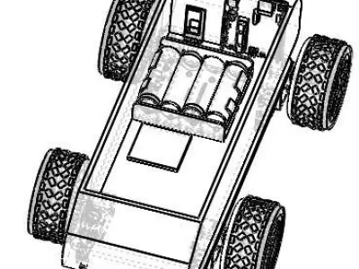 Motor drive 3D model