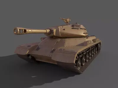Tank-WW2 tank in world war ii 3D model