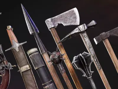  Medieval Weapon Pack