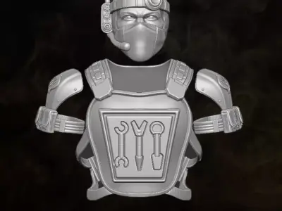 MediViper GI Joe fan art 3D printable files for Action Figures 3D print model