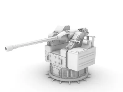 Sea Hawk DS  Low-poly 3D model
