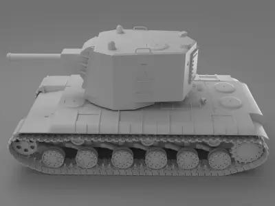 KV-2 Tank 3D model