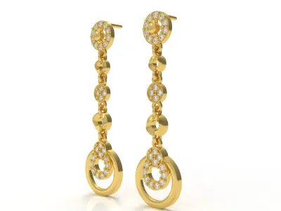 Diamond Pendant Set 22 3D print model