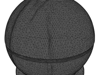 Futuristic SciFi Earth Globe 3D model