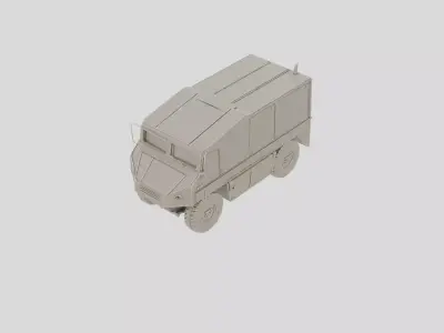 Tracked Armored Supply Vehicle for 3D print 3D model