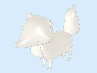 Fox Character Free 3D model purchase
