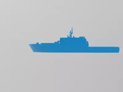 korea navy LST-2 sea war game 3D print model