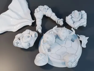  Aldebaran Chibi Statue 3D print model purchase
