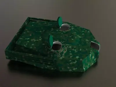 Tank Turret Free 3D model