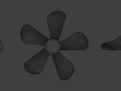 Fan Blade 3D model