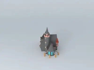 Sleeping Beautys Castle Free 3D model