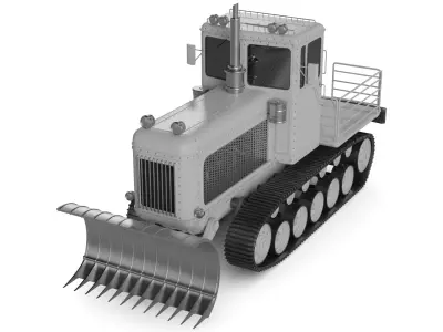 Snow Groomer 3D model