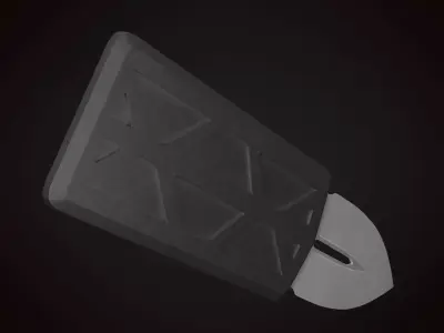 Knife 2 A Low-poly 3D model