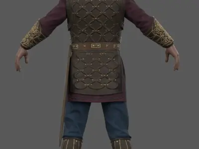 Harald - Viking - Lowpoly Stylized Low-poly 3D model