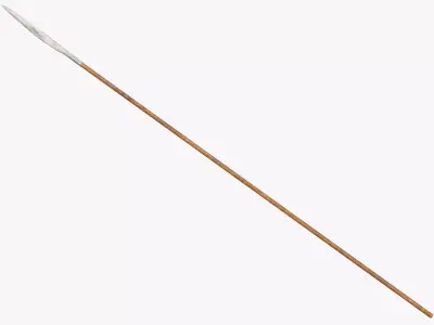 Medieval Spear Low-poly 3D model buy