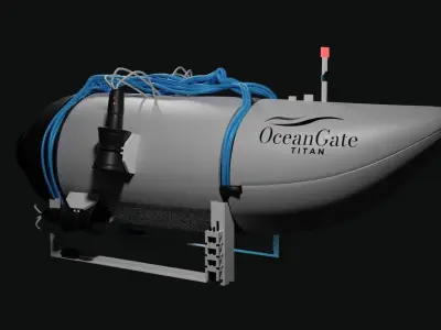 TITAN TOURING SUBMARIN   OCEAN GATE 3D model