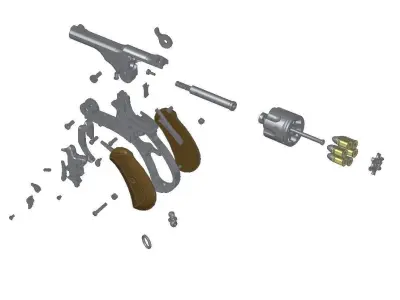 Webley Mk I 3D model
