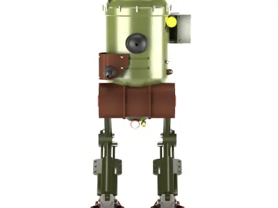 Fighting mech of the republic 3D model