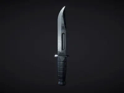 Ka-Bar Knife Active 3D model