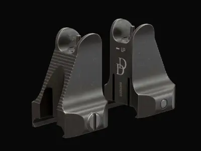 Daniel Defense Fixed Front Sight Low-poly 3D model