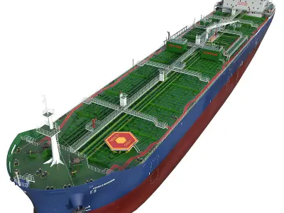 Tankers 4 colors 3D Model Pack