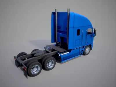 American Truck 10 and upgrades - Mobile Asset Low-poly 3D model Low-poly 3D model